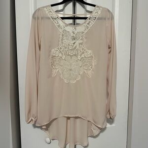 Anthropologie style Embroidery blouse brazilian brand